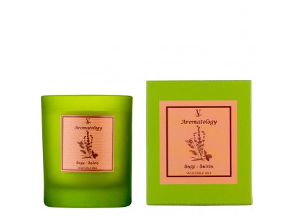 Vila Hermanos Aromathologie Salvia vonná sviečka 200g