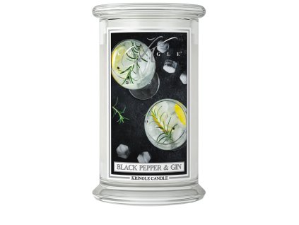 Kringle Candle Black Pepper Gin vonná sviečka veľká 2-knôtová (624 g)