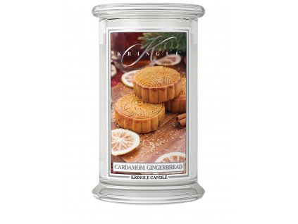 Kringle Candle Cardamom Gingerbread vonná sviečka veľká 2-knôtová (624 g)
