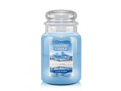 Country Candle Alpine Retreat vonná sviečka veľká 2-knôtová (652 g)