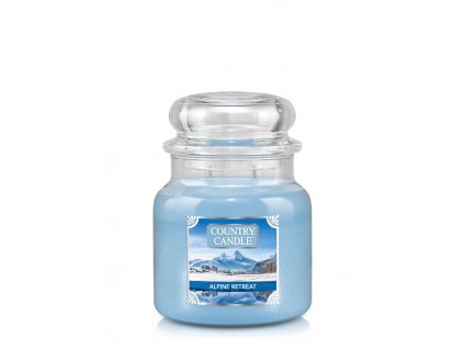 Country Candle Alpine Retreat vonná sviečka stredná 2-knôtová (453 g)