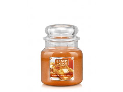 Country Candle Pumpkin French Toast vonná sviečka stredná 2-knôtová (453 g)