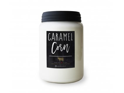 MILKHOUSE CANDLE Caramel Corn vonná sviečka Farmhouse Jar (737 g)