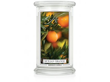 Kringle Candle Sicilian Orange vonná sviečka veľká 2-knôtová (624 g)