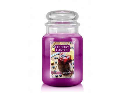 Country Candle Blueberry Lemonade vonná sviečka veľká 2-knôtová (652 g)