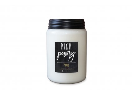 MILKHOUSE CANDLE Pink Peony vonná sviečka Farmhouse Jar (737 g)