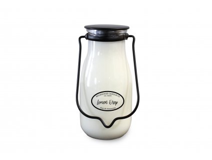 MILKHOUSE CANDLE Lemon Drop vonná sviečka Milkbottle veľká 396g