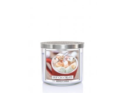 Kringle Candle TUMBLER Hot Chocolate 3-knôtová vonná sviečka 411g