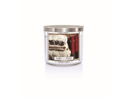 Kringle Candle TUMBLER Warm & Fuzzy 3-knôtová vonná sviečka 411g