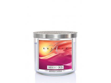 Kringle Candle TUMBLER Desert Oud 3-knôtová vonná sviečka 411g