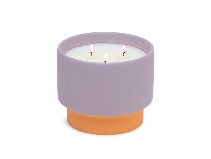 Paddywax Color Block Viole & Vanilla vonná sviečka 453g
