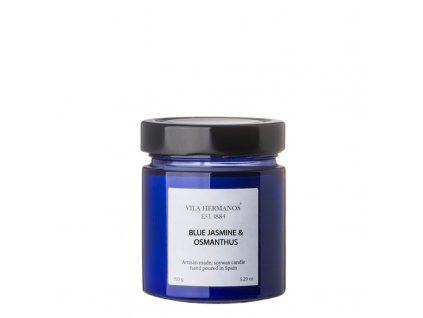 Vila Hermanos Apothecary Cobalt Blue Jasmine & Osmanthus vonná sviečka 150g