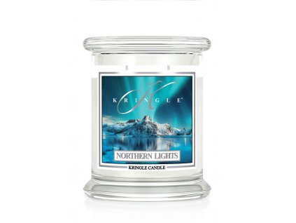 Kringle Candle Northern Lights vonná sviečka stredná 2-knôtová (411 g)