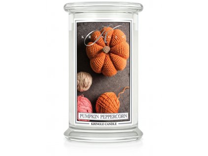 Kringle Candle Pumpkin Peppercorn vonná sviečka veľká 2-knôtová (624 g)