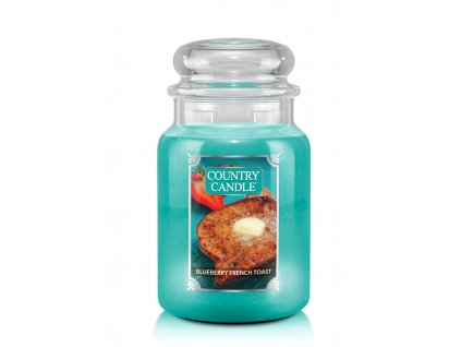 Country Candle Blueberry French Toast vonná sviečka veľká 2-knôtová (652 g)