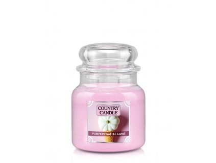 Country Candle Pumpkin Waffle Cone vonná sviečka stredná 2-knôtová (453 g)