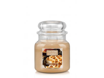 Country Candle Sweet Potato Pie vonná sviečka stredná 2-knôtová (453 g)