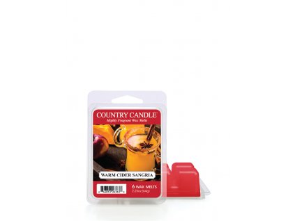Country Candle Warm Cider Sangria vonný vosk (64 g)