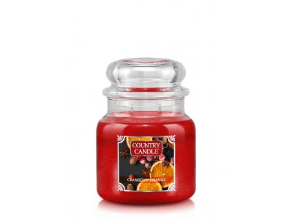 Country Candle Cranberry Orange vonná sviečka stredná 2-knôtová (453 g)