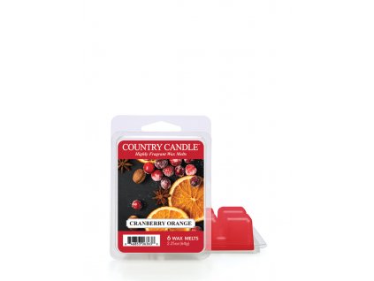 Country Candle Cranberry Orange vonný vosk (64 g)