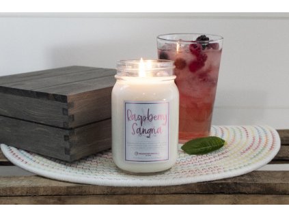 MILKHOUSE CANDLE Raspberry Sangria vonná sviečka Farmhouse Jar (368 g)