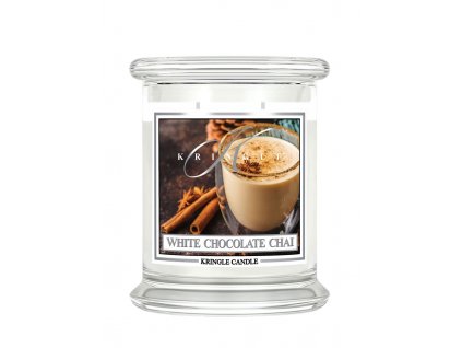 Kringle Candle White Chocolate Chai vonná sviečka stredná 2-knôtová (411 g)