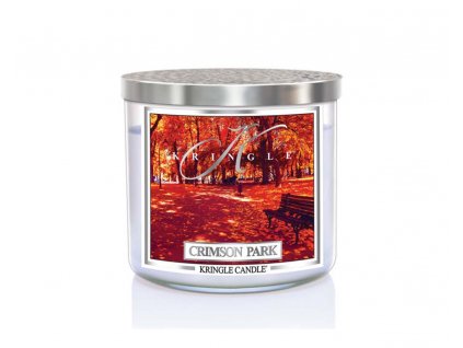 Kringle Candle Crimson Park 3-knôtová vonná sviečka 411g