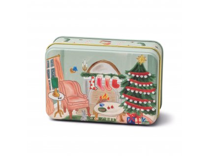 Paddywax Christmas Tins Persimnon & Chestnut vonná sviečka (5oz / 141g)