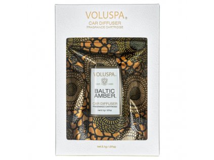 Voluspa Travel Diffuser Refill Baltic Amber - náhradná náplň do vône do auta