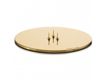 ester-erik Candle plates | Gold | Shiny