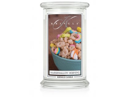 Kringle Candle Marshmallow Morning vonná sviečka veľká 2-knôtová (624 g)