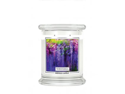 Kringle Candle Wisteria vonná sviečka stredná 2-knôtová (411 g)