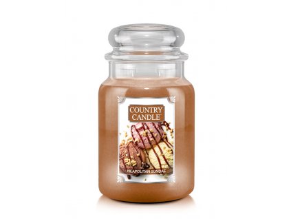 Country Candle Neapolitan Sundae vonná sviečka veľká 2-knôtová (652 g)