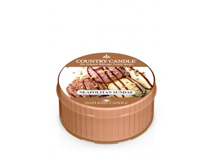 Country Candle Neapolitan Sundae vonná sviečka (42 g)