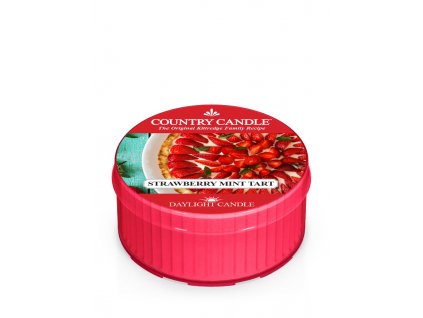 Country Candle Strawberry Mint Tart vonná sviečka (42 g)