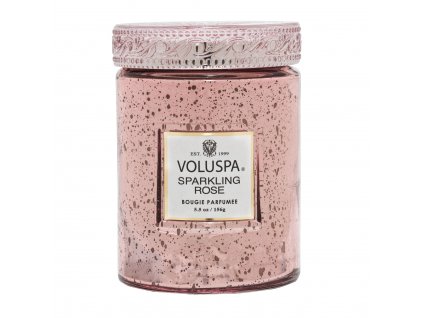 Voluspa Vermeil Sparkling Rose Small Jar vonná sviečka (5.5oz / 156g)