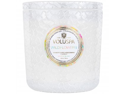 Voluspa Maison Blanc Wildflowers Luxe vonná sviečka 853g