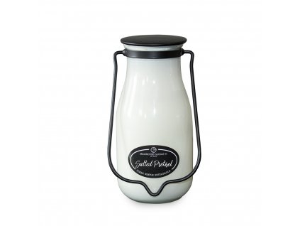 MILKHOUSE CANDLE Salted Pretzel vonná sviečka Milkbottle veľká 396g