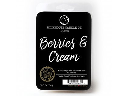 MILKHOUSE CANDLE Berries & Cream vonný vosk 155g