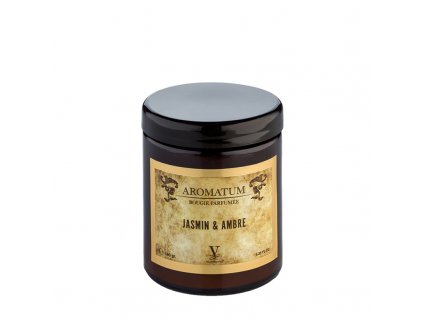 Vila Hermanos Aromatum Jasmine & Amber vonná sviečka 180g