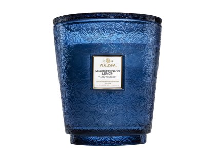 Voluspa Japonica Mediterranean Lemon Mini Hearth vonná sviečka (38 oz / 1077 g)