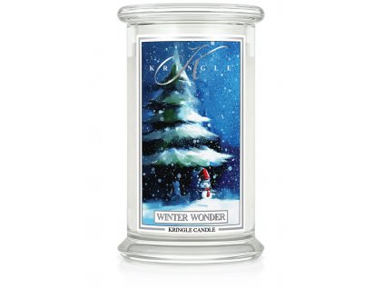 Kringle Candle Winter Wonder vonná sviečka veľká 2-knôtová (624 g)