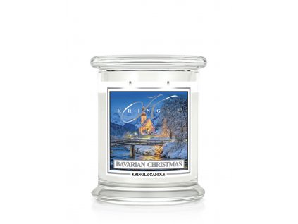 Kringle Candle Bavarian Christmas vonná sviečka stredná 2-knôtová (411g)