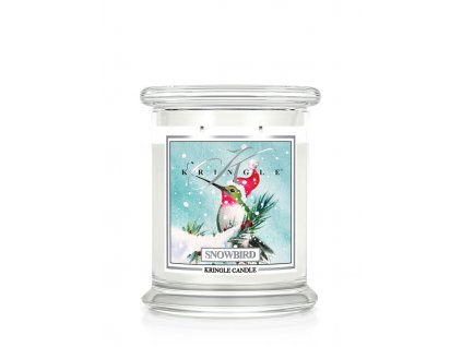 Kringle Candle Snowbird vonná sviečka stredná 2-knôtová (411g)
