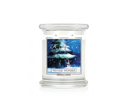 Kringle Candle Winter Wonder vonná sviečka stredná 2-knôtová (411g)