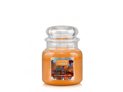 Country Candle  Autumn Reflections vonná sviečka stredná 2-knôtová (453 g)