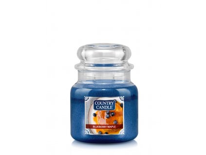 Country Candle Blueberry Maple vonná sviečka stredná 2-knôtová (453 g)