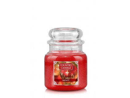 Country Candle Nativity vonná sviečka stredná 2-knôtová (453 g)