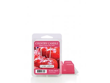 Country Candle Candy Apples vonný vosk (64g)