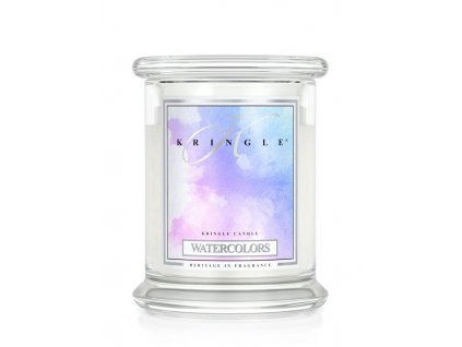 Kringle Candle Watercolors vonná sviečka stredná 2-knôtová (411 g) ZAFARBENÝ VOSK